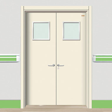 Double-Edged Steel Medical Door